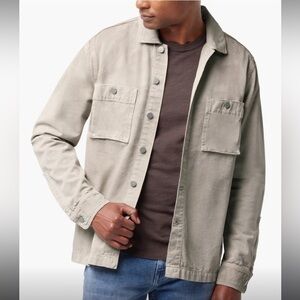 NWT Joe’s ‘Oat Milk’ Taupe Wade Overshirt Washed & Weathered